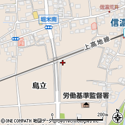 長野県松本市島立153周辺の地図