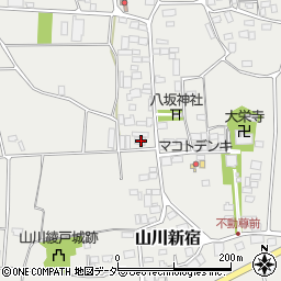 茨城県結城市山川新宿416周辺の地図