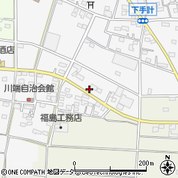 埼玉県深谷市下手計146周辺の地図