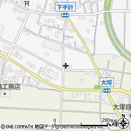 埼玉県深谷市下手計106周辺の地図
