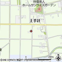 埼玉県深谷市上手計390周辺の地図