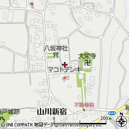 茨城県結城市山川新宿323-1周辺の地図