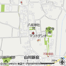 茨城県結城市山川新宿393周辺の地図