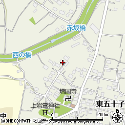埼玉県本庄市東五十子634周辺の地図