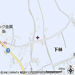 茨城県石岡市下林2428周辺の地図