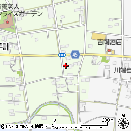 埼玉県深谷市上手計35周辺の地図