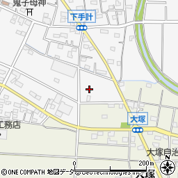 埼玉県深谷市下手計107周辺の地図