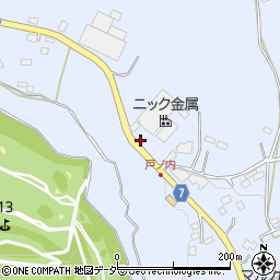 茨城県石岡市下林2421周辺の地図