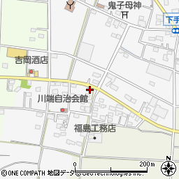 埼玉県深谷市下手計97周辺の地図