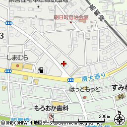 MOS BURGER 本庄朝日町店周辺の地図