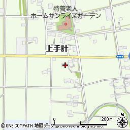埼玉県深谷市上手計327周辺の地図