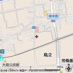 長野県松本市島立143周辺の地図