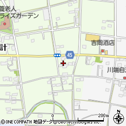 埼玉県深谷市上手計37周辺の地図