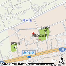 長野県松本市島立町区周辺の地図