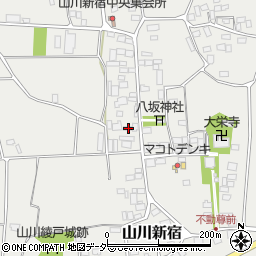 茨城県結城市山川新宿417周辺の地図