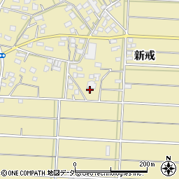 埼玉県深谷市新戒1160周辺の地図