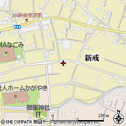 埼玉県深谷市新戒323周辺の地図