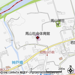 下仁田町馬山社会体育館周辺の地図