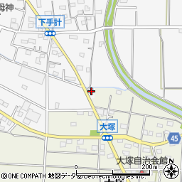 埼玉県深谷市下手計312周辺の地図