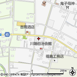 埼玉県深谷市下手計84周辺の地図