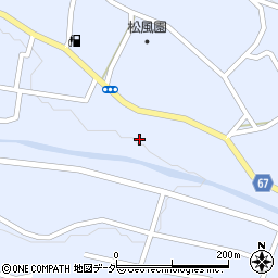 長野県松本市入山辺東桐原1464周辺の地図