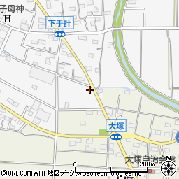 埼玉県深谷市下手計113周辺の地図