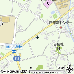 長野県松本市梓川梓836-3周辺の地図