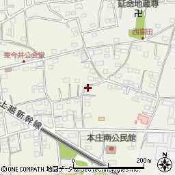 埼玉県本庄市今井435周辺の地図