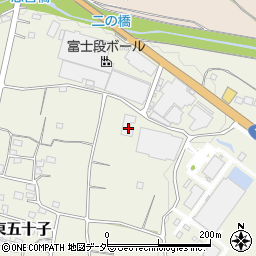 埼玉県本庄市東五十子566周辺の地図