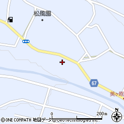 長野県松本市入山辺東桐原1473-1周辺の地図