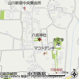 茨城県結城市山川新宿392-1周辺の地図