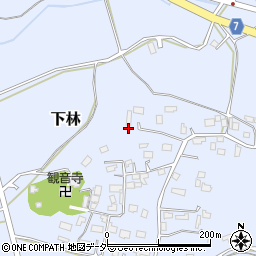 茨城県石岡市下林217周辺の地図