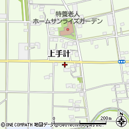 埼玉県深谷市上手計386周辺の地図