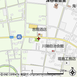 埼玉県深谷市下手計74周辺の地図