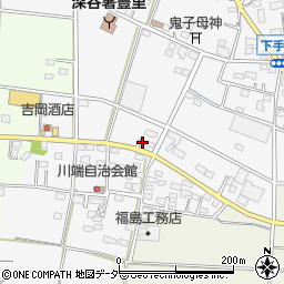 埼玉県深谷市下手計170周辺の地図