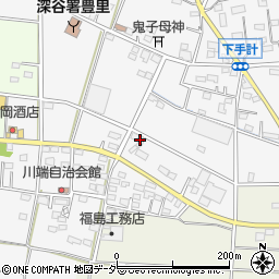 埼玉県深谷市下手計147周辺の地図