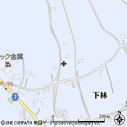 茨城県石岡市下林2429-2周辺の地図