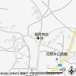 茨城県小美玉市花野井196周辺の地図