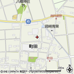 埼玉県深谷市町田周辺の地図