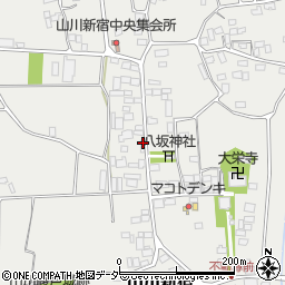 茨城県結城市山川新宿419周辺の地図