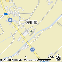 長野県松本市梓川倭1672周辺の地図