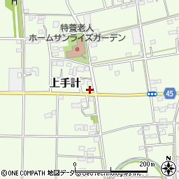 埼玉県深谷市上手計326周辺の地図
