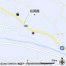 長野県松本市入山辺東桐原1482周辺の地図
