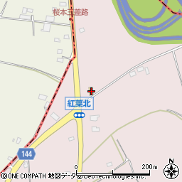 茨城県鉾田市紅葉952-16周辺の地図