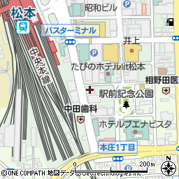 松本フコク生命駅前ビル周辺の地図