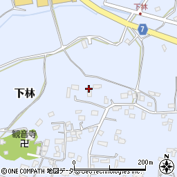 茨城県石岡市下林380周辺の地図