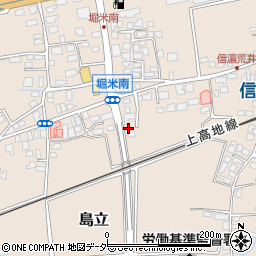 長野県松本市島立151周辺の地図