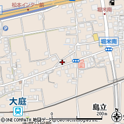 長野県松本市島立1650周辺の地図