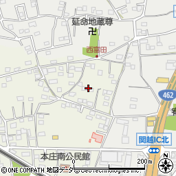 埼玉県本庄市今井341周辺の地図