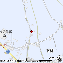 茨城県石岡市下林2429周辺の地図